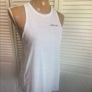 White Sleeveless Top